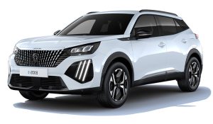 White Peugeot E-2008